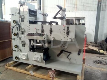 Label Flexo Printing Machine With 3 Rotary Die-cutting Units AFP-320G450G